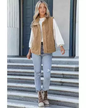 Куртка-жилет Azura Exchange Sherpa S хаки