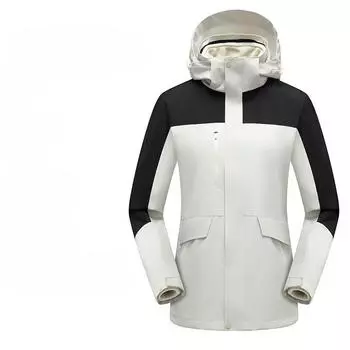 Куртки для активного отдыха для мужчин и женщин, три в одном, ветро- и водонепроницаемые куртки, бархатная одежда для походов на молнии YKK для пар S