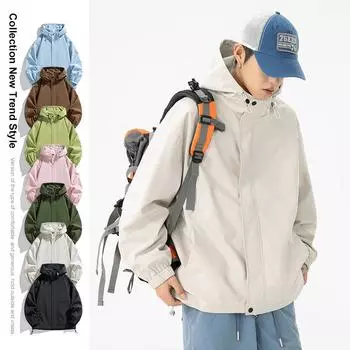Куртки для активного отдыха на открытом воздухе для мужчин и женщин, парные куртки, мужская одежда для альпинизма, рабочая одежда, повседневные водонепроницаемые молодежные куртки M