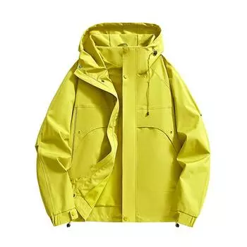 Куртки для активного отдыха, водонепроницаемые, мужские, для скалолазания, пешего туризма, кемпинга, треккинга, верхняя одежда с капюшоном, унисекс, с несколькими карманами, куртка-карго 3XL синий