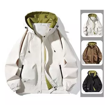 Куртки для мужчин, японские модные брендовые свободные куртки с капюшоном для альпинизма для мужчин, осенние и зимние американские повседневные рабочие куртки M