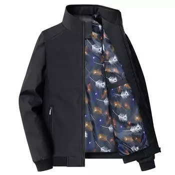 Куртки для мужчин среднего и пожилого возраста, весенне-осенние топы, повседневная мужская куртка больших размеров 8XL