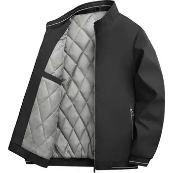 Куртки, куртки, мужские воротники-стойки, осень-зима 2023, новинка бизнеса и отдыха с хлопковым утеплителем для мужской одежды M