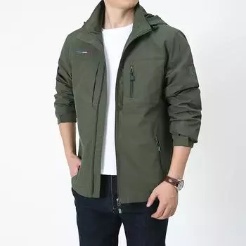 Куртки мужские тонкие весенне-осенние уличные свободные большие размеры мужские повседневные куртки для молодежи и среднего возраста ветровки мужские куртки XL