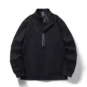 Куртки Мужские весенние и осенние модные куртки Новые свободные и универсальные топы Мужская повседневная бейсбольная форма Топы и куртки M