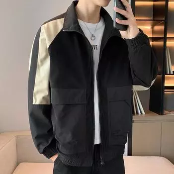 Куртки мужские весна и осень новые бейсбольные куртки мужская корейская рабочая одежда больших размеров модные куртки мужская мода L