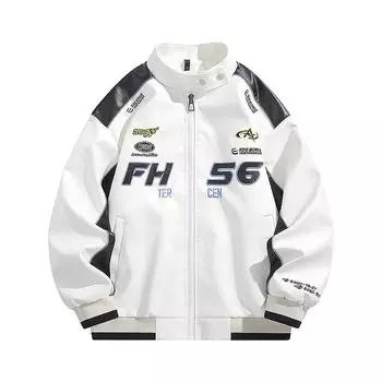 Куртки мужские весна и осень уличная одежда для пилотов мотоциклов модные топы куртки M чёрный