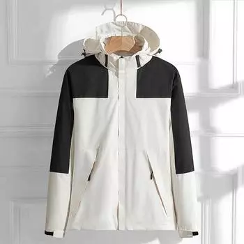 Куртки Весна Однослойная Водонепроницаемая и Грязенепроницаемая Ветрозащитная Куртка Двойная Куртка Для Отдыха На Природе M