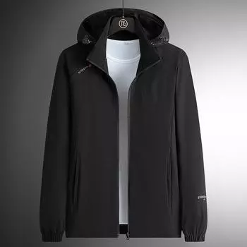 Куртки весенне-осенние спортивные пары на открытом воздухе, водонепроницаемая одежда для альпинизма, женская ветровка, женская куртка 5XL чёрный