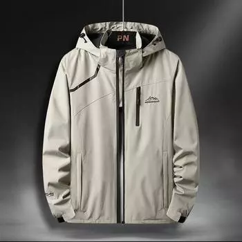 Куртки ветровки мужские больших размеров 45-130 кг 5XL 6XL 7XL уличное ветрозащитное непромокаемое пальто одежда больших размеров Jaqueta 8XL чёрный