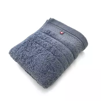 KURUMI Imabari Made in Face Towel Face Towel, Fluffy, Thick, Soft, Japan, Imabari, (Navy, Towel)