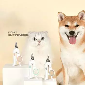 Кусачки для когтей PSM для домашних животных, для кошек и собак, с подсветкой, кусачки для когтей, точилки, кусачки для когтей 2-в-1 специально для домашних животных, товары для кошек