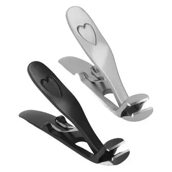 Кусачки для ногтей для пожилых людей Толстые ногти на ногах Большая угловая головка Эргономичный широкое раскрытие Прочный резак Black