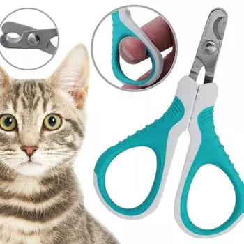 Кусачки для ногтей для собак из нержавеющей стали Ножницы для груминга для кошек Триммер Кусачки для ногтей для домашних животных Принадлежности для когтей для домашних животных красный