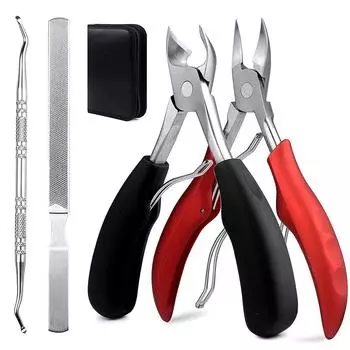 Кусачки для ногтей для толстых ногтей, острые, прочные, для мужчин и женщин