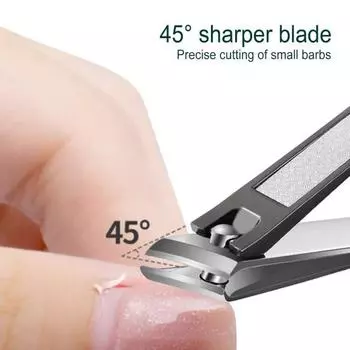 Кусачки для ногтей Eagle-Beak из нержавеющей стали, точная резка с острым краем на 45 градусов, косой кончик, кусачки для ногтей A