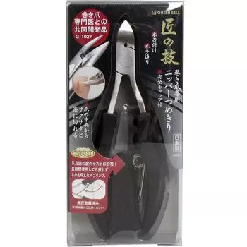 Кусачки для ногтей Green Bell из нержавеющей стали для вросших ногтей