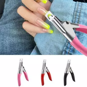 Кусачки для ногтей из нержавеющей стали без заусенцев, полезные кусачки для толстых твердых ногтей на ногах чёрный