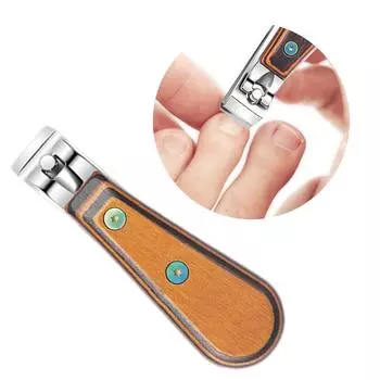 Кусачки для ногтей из нержавеющей стали, кусачки для ногтей с прямым лезвием, триммер для ногтей, кусачки для толстых и вросших ногтей 2