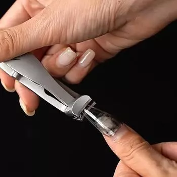 Кусачки для ногтей из нержавеющей стали Профессиональные кусачки для ногтей Широкое раскрытие губок Инструмент для обрезки толстых ногтей Влагозащищенный маникюрный резак