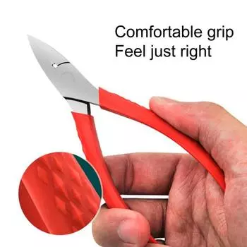 Кусачки для ногтей острые, устойчивые к ржавчине, плотно закрывающиеся, отшелушивающие, недеформируемые, толстые ногти, онихия латеральная, вросший ноготь на пальце ноги, ножницы для кутикулы, товары для дома A чёрный