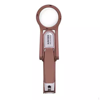 Кусачки для ногтей, резак с увеличительным стеклом, портативные ногти на ногах для мужчин и кофейный