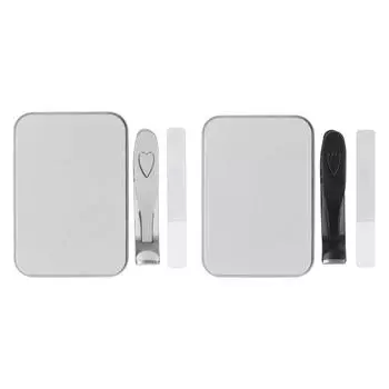 Кусачки для ногтей с наклонной головкой, широко открывающиеся кусачки для ногтей, эргономичный триммер для ногтей на ногах с пилкой для ногтей Silver Set