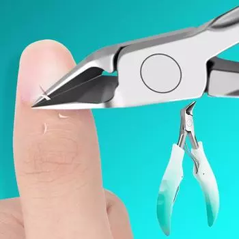 Кусачки для ногтей, щипчики для кутикулы, профессиональные ножницы для удаления омертвевшей кожи, кусачки для ногтей из нержавеющей стали, инструмент для педикюра Rubber plastic
