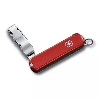 Кусачки для ногтей VICTORINOX 582, красные, товары для предотвращения стихийных бедствий, изогнутые лезвия, товары для предотвращения стихийных бедствий, первая помощь, нержавеющая сталь, устойчивая к ржавчине красный