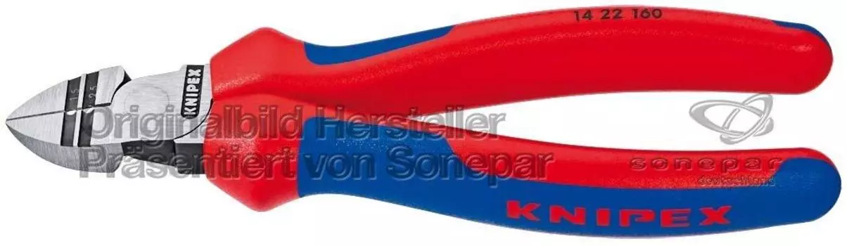 Кусачки KNIPEX с отверстиями 1422-160 (SB)