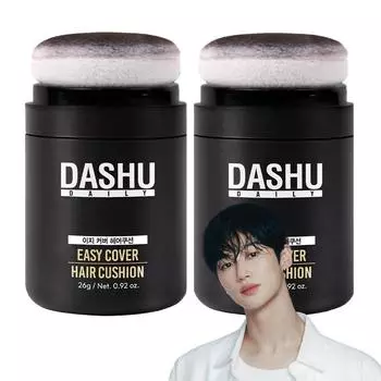 Кушон для волос Dashu Daily Easy Cover 26 г, натуральный черный, 2 шт.