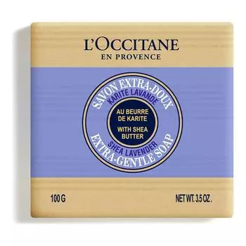 Кусок натурального мыла Loccitane Shea Lavender Shea 100 г