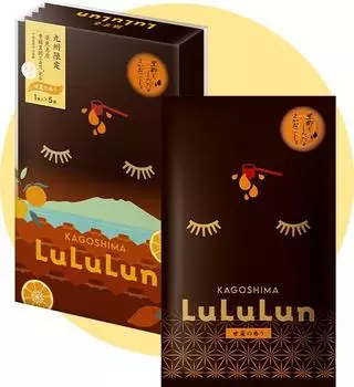 Кюсю Лимитированная Упаковка Масок для Лица Lululun Кюсю Lululun Лето 1 лист x 5 упаковок (Сладкий Аромат)