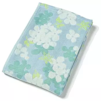 Кусунокибаши Монори Имабари Полотенце DS Легкая Марля Банное Гортензия Сделано в 60 x 120 Продукт Полотенце, Гербарий, Дизайн, Япония, Синий, Прибл. см, Номер синий