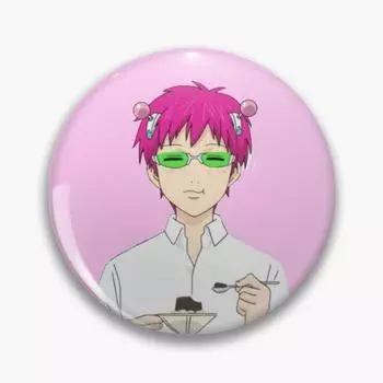 Kusuo And His Coffee Jelly, персонализируемая мягкая пуговица, булавка, ювелирное изделие, декор для шляпы, модный значок, милая одежда, креативная женская брошь