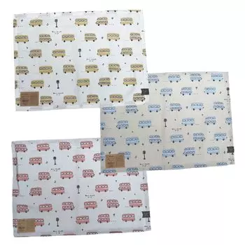 KUT Up Lunch Lunch Place Mat for Nursery Elementary Stylish 1354 of (Kids Tempo) Mat, Cloth, Kids, School, Kindergarten, School, Boys, Girls, (Bath