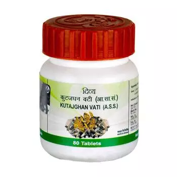 Кутаджгхан Вати (80 таб, 250 мг), Kutajghan Vati, Patanjali