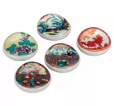 Кутани Керамическая посуда Иватая подставка для палочек для еды Историческая картина K8-413