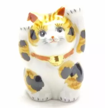 Kutani Lucky Cat Calico 4 Украшение на удачу №.