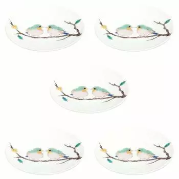 Кутани посуда Seikogama 3 набора тарелок Mejiro No. (набор 5) СК-180 белый