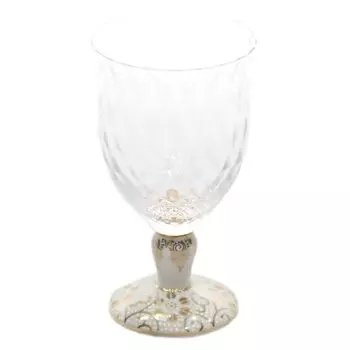 Кутани Уэр Фри Стеклянная Белая Зернистость Tetsusen (Большой/Решетка) белый