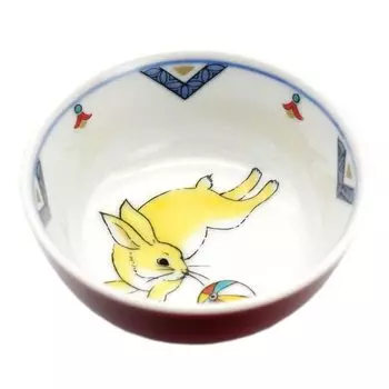 Кутани Уэр Китазандо Оригинальный Зодиак Саке Кролик Презентационный Фарфор Сделано в Японии [В Коробке]