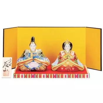 Kutani Ware Iwataya 5 Hina No. Doll/Saki K8-1684