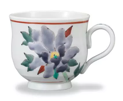 Kutani Ware Iwataya Mug Peony AP7-5044 белый