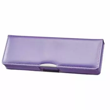 Kutsuwa Clarino Pencil Case Hanekal Pencil Case 2 Door Purple CA300PU