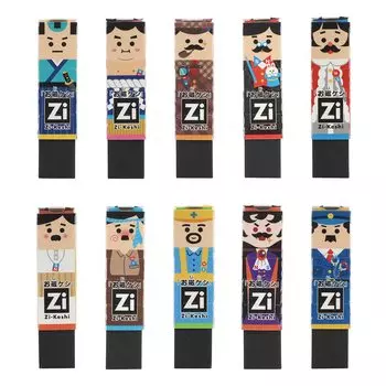 Kutsuwa Magnetic Oji Set of Eraser, Eraser, 10, RE043-10P чёрный