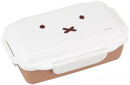 Kutsuwa miffy sealed fastening bento box 4-point single-tier