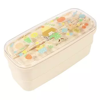 Kutsuwa mizutama bento box 640ml MU002 Made in Japan Two-tier