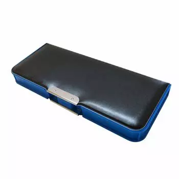 Kutsuwa Pen Case Magnetic Pencil Holder Clarino Pittanton 2 Door Black CH200BK