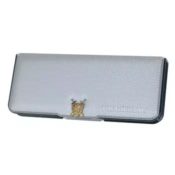 Kutsuwa Tough King Pencil Sword and Shield Silver 2-Door Case, CH209SV,